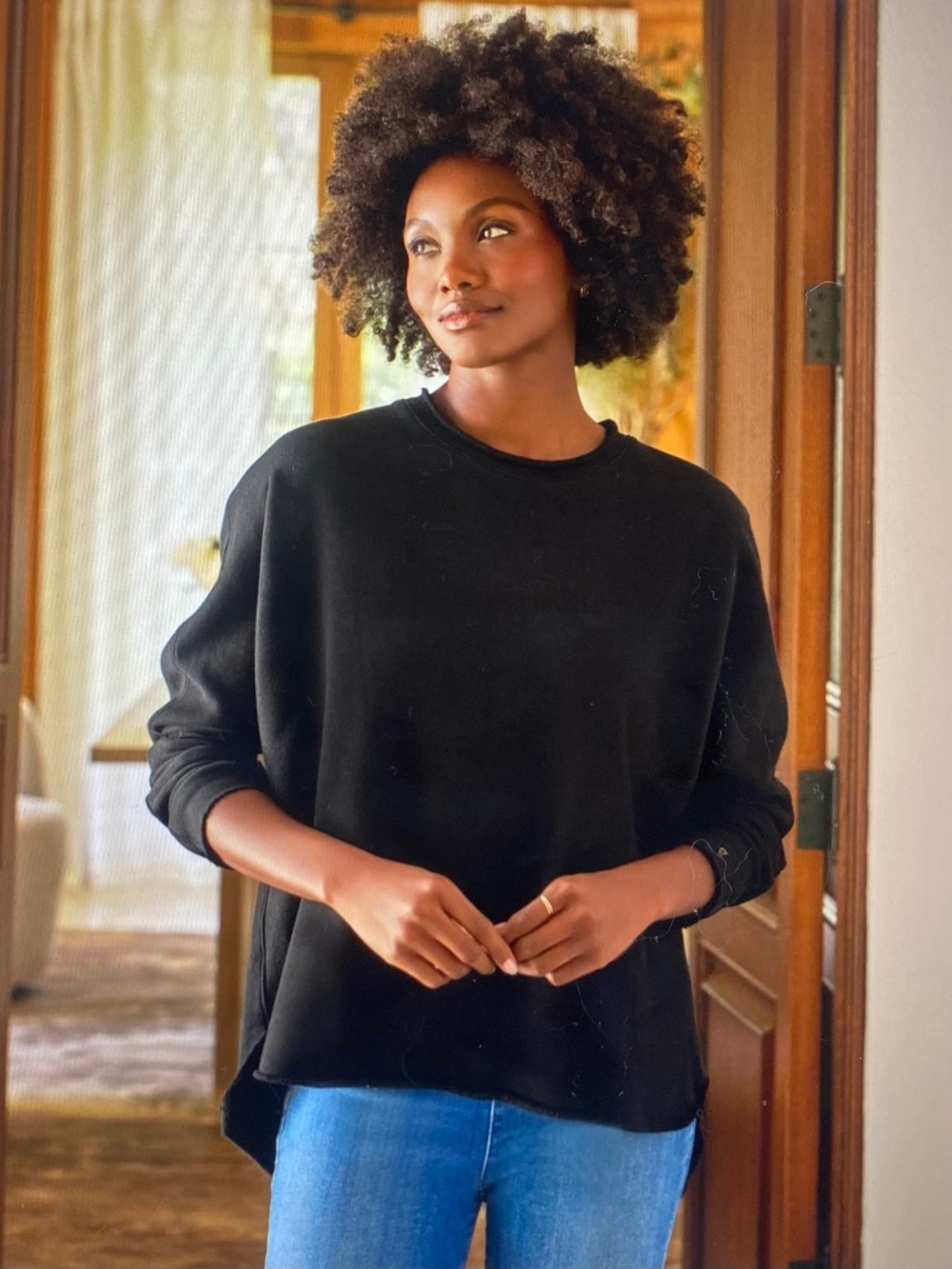Frank and Eileen Anna Long-Sleeve Capelet